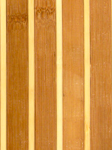 Parement en bambou à deux couleurs collé sur textile