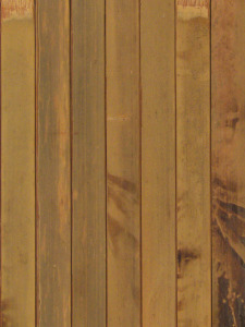 Parement en bambou à deux couleurs collé sur textile