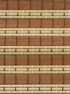 La matière du store en bambou BC 09 même à la préparation du store en bambou romain